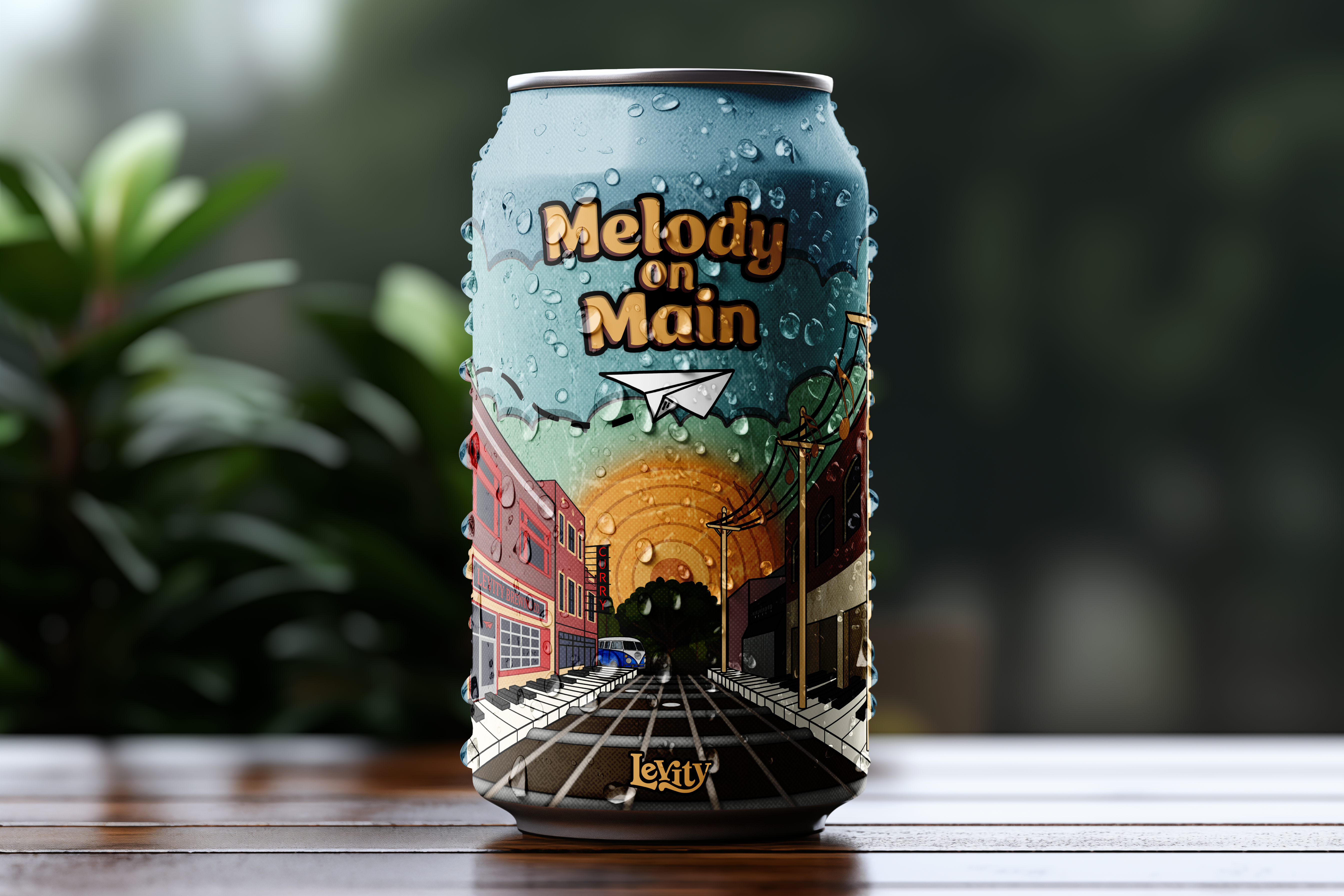 Levity Beer Can Mockup
